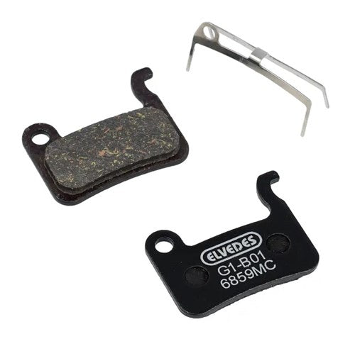 Elvedes Scheibenbremsbelagsatz – Shimano – Carbon-Metallic-Verbindung (Halbmetallbeläge) – 1 Paar