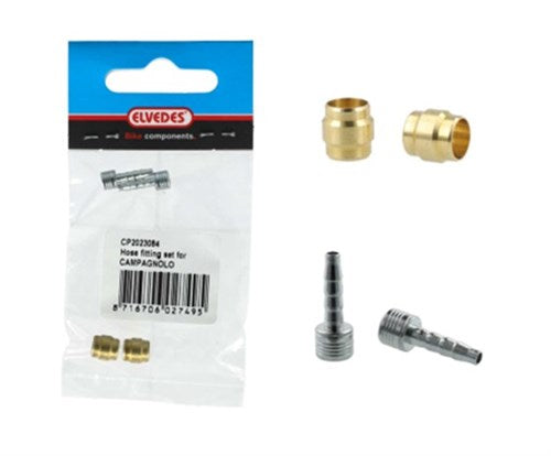Elvedes Hydro Klemmring Olive + Einsatz Campagnolo Set a 2