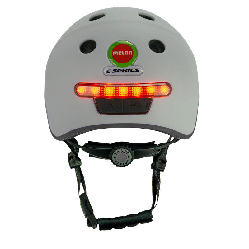Melonenhelm mit Beleuchtung E-Serie Metropolis M-L