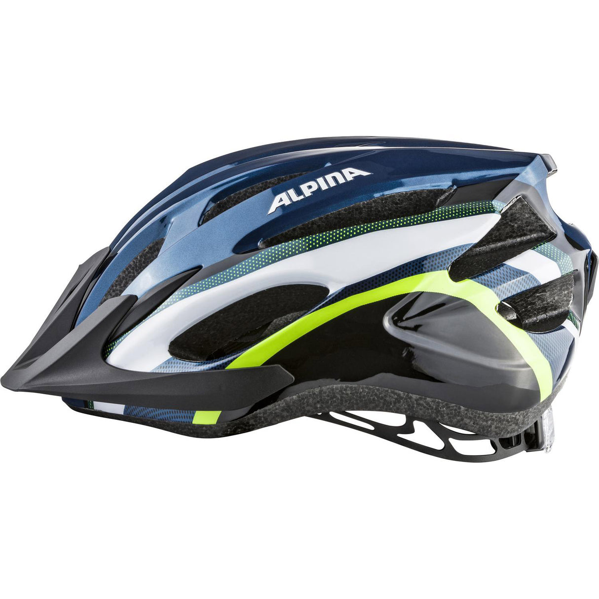 Alpina Sport MTB Helm MTB17 58-61 glänzend dunkelblau neon