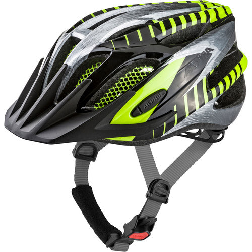 Alpina Sports Kinderhelm fb jr. 2,0 50-55 glänzend schwarz gr neon