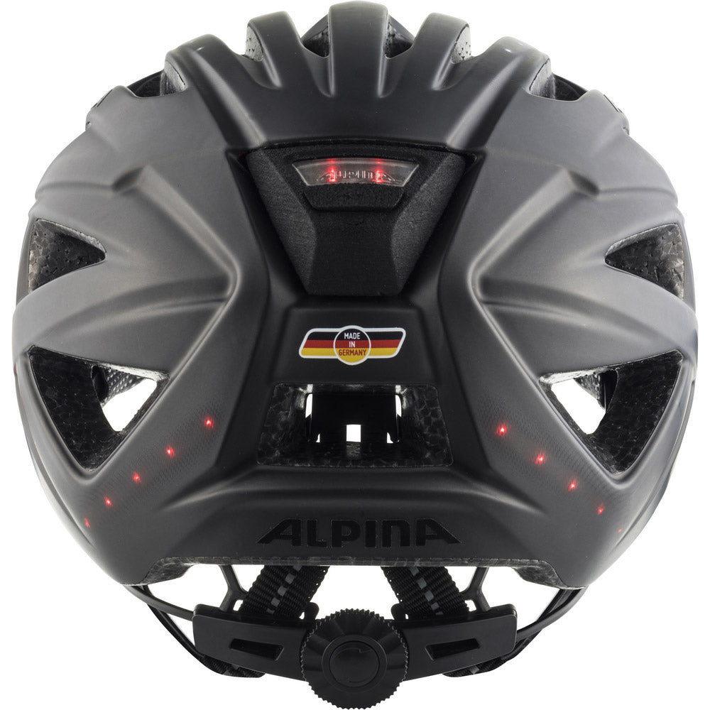 Alpina Sports Urban Helm Haga LED 51-56 Mattschwarz