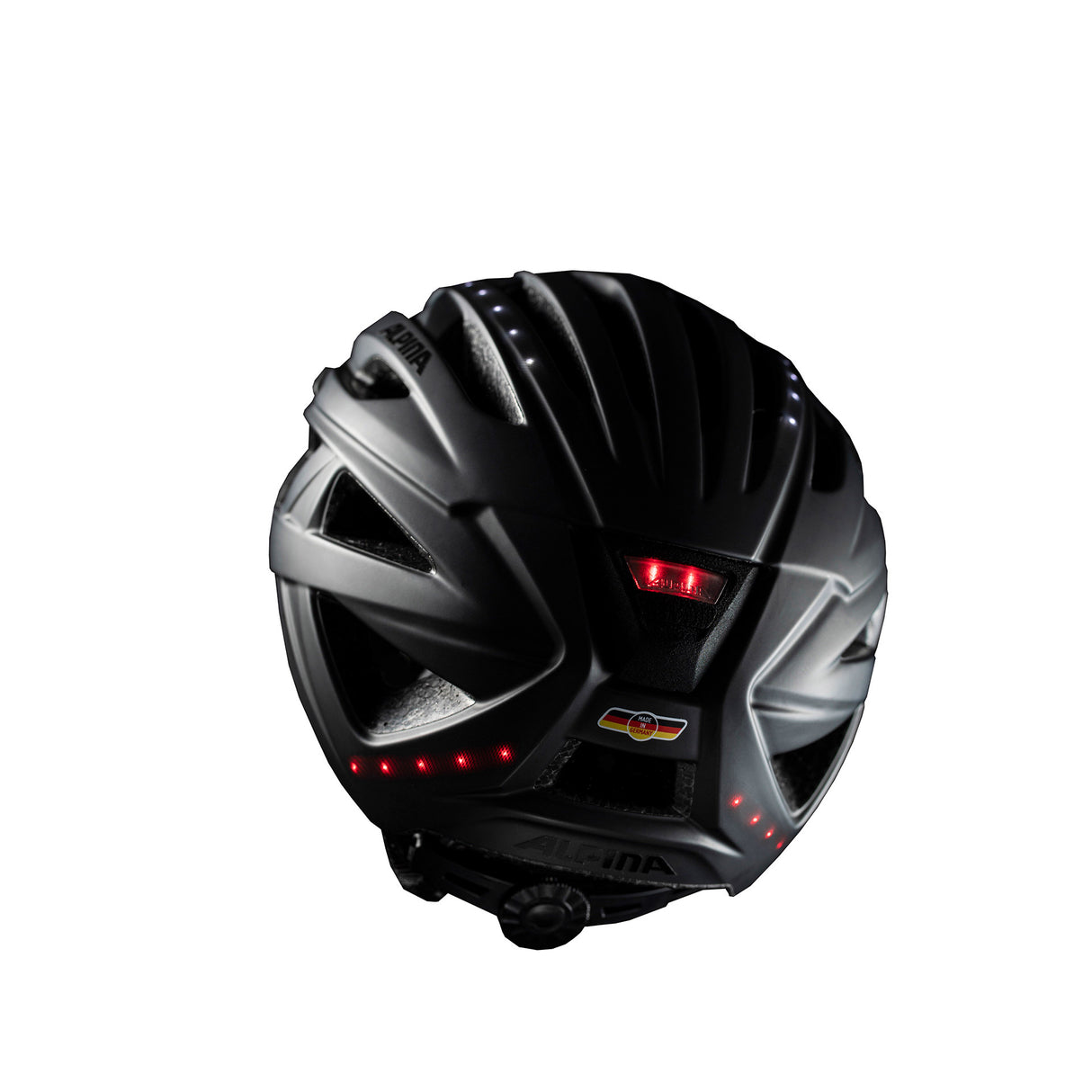 Alpina Sports Urban Helm Haga LED 51-56 Mattschwarz