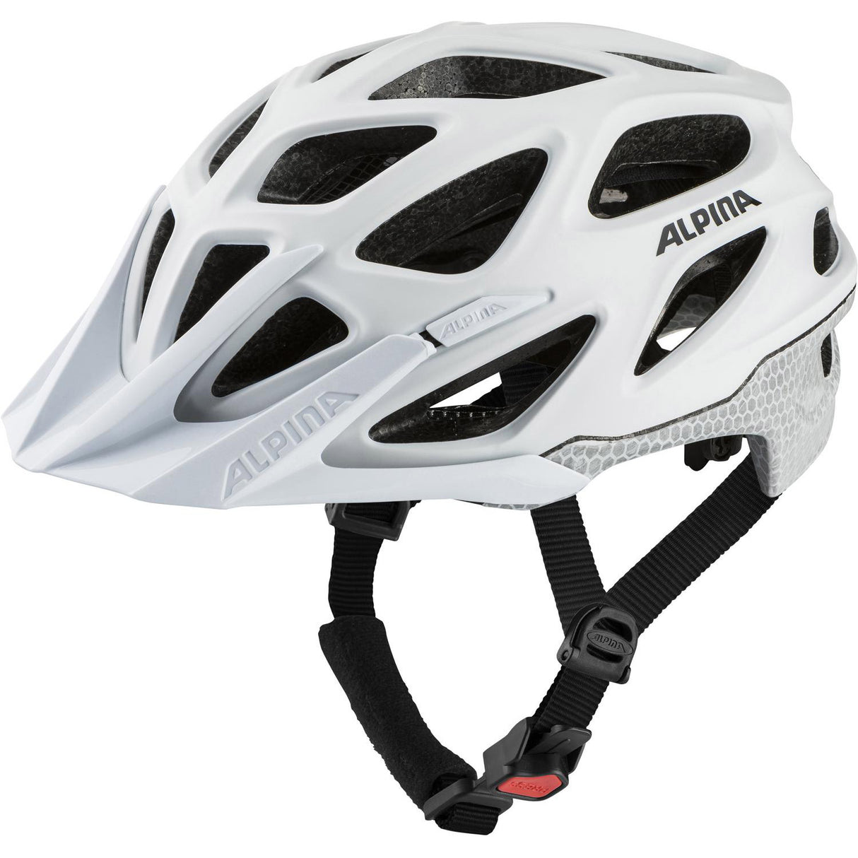 Alpina Sport-MTB-Helm Mythos reflektierend 52-57 weiß