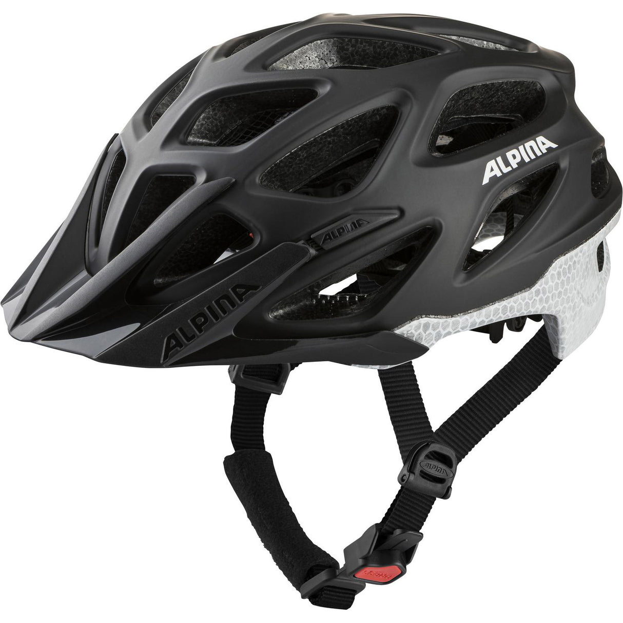 Alpina Sport-MTB-Helm Mythos reflektierend 57-62 schwarz