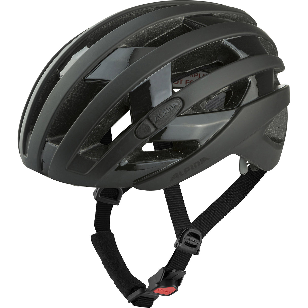 Alpina Sportrennhelm Ravel 55-59 mattschwarz