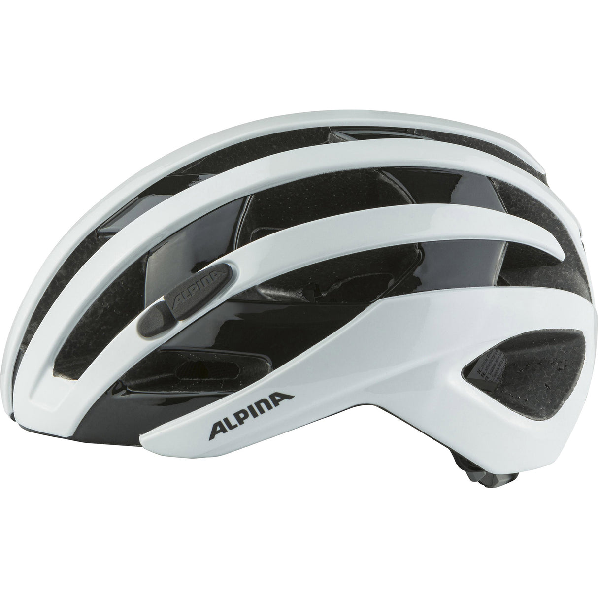 Alpina Sportrennhelm Ravel 55-59 glänzend weiß