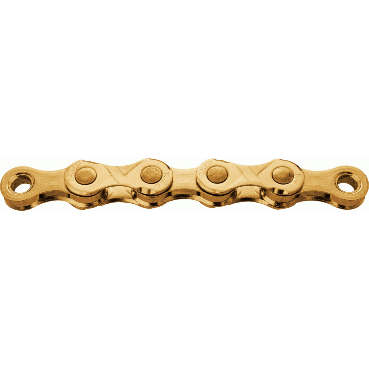 KMC Ketting E12 Ti-Ni Gold, 1 2x11 128, 130 Links, 5,2 mm Stift, 12-Gang