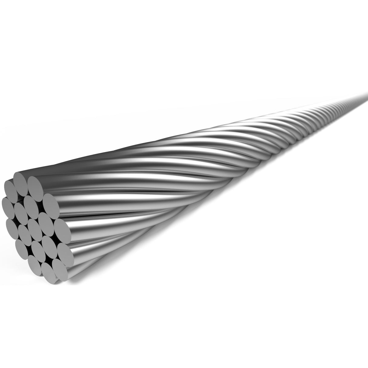 Elvedes Link Innenzug 2250 mm Edelstahl �1,25 mm n T-Nippel