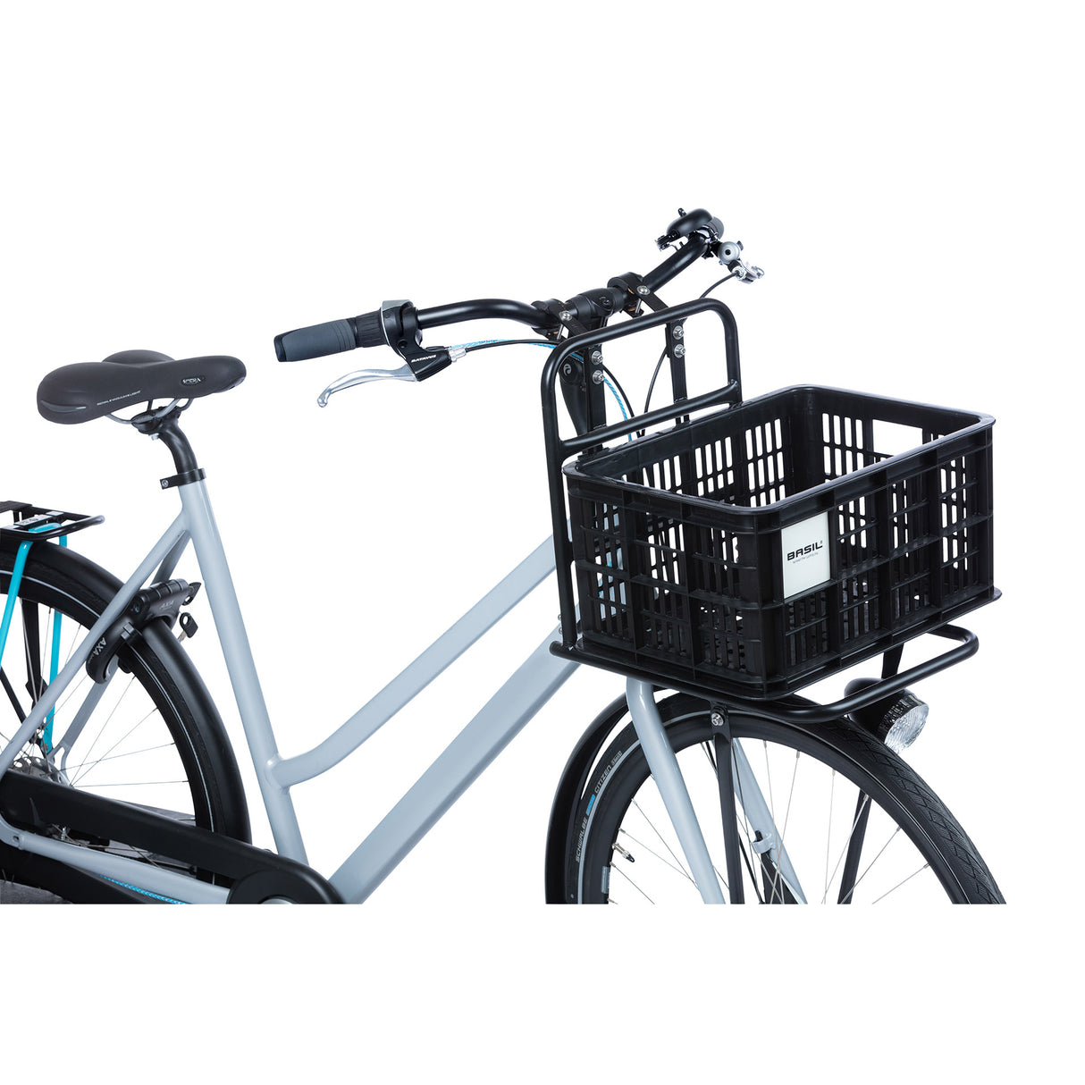 Basilikum fietslat S - klein - 17,5 Liter - schwarz