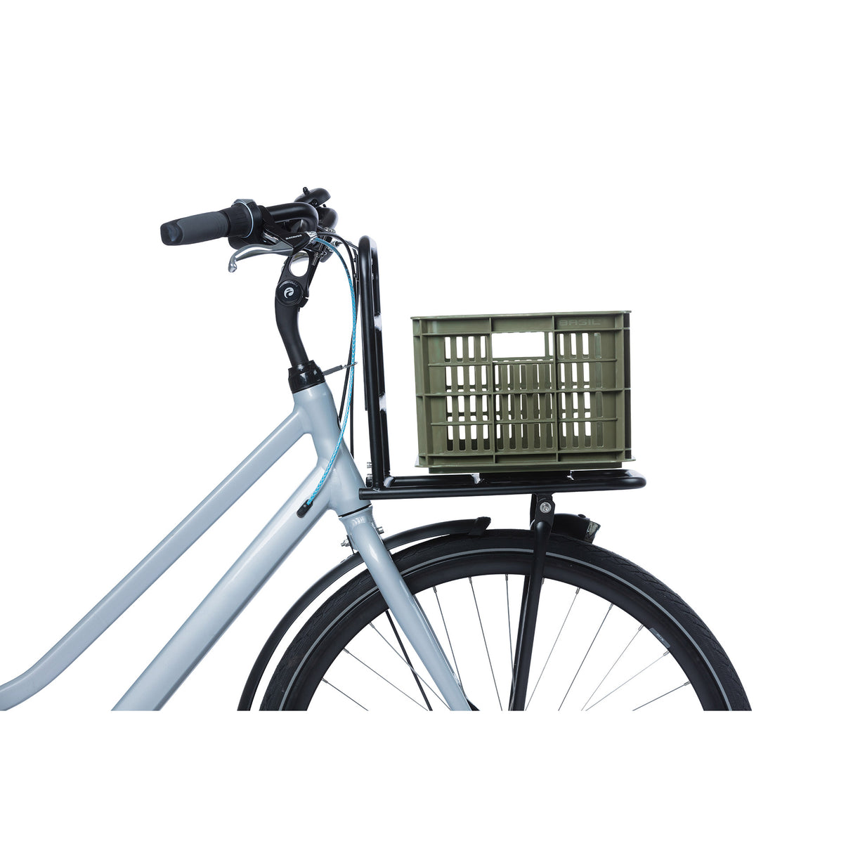 Basilikum fietslat S - klein - 17,5 Liter - grün