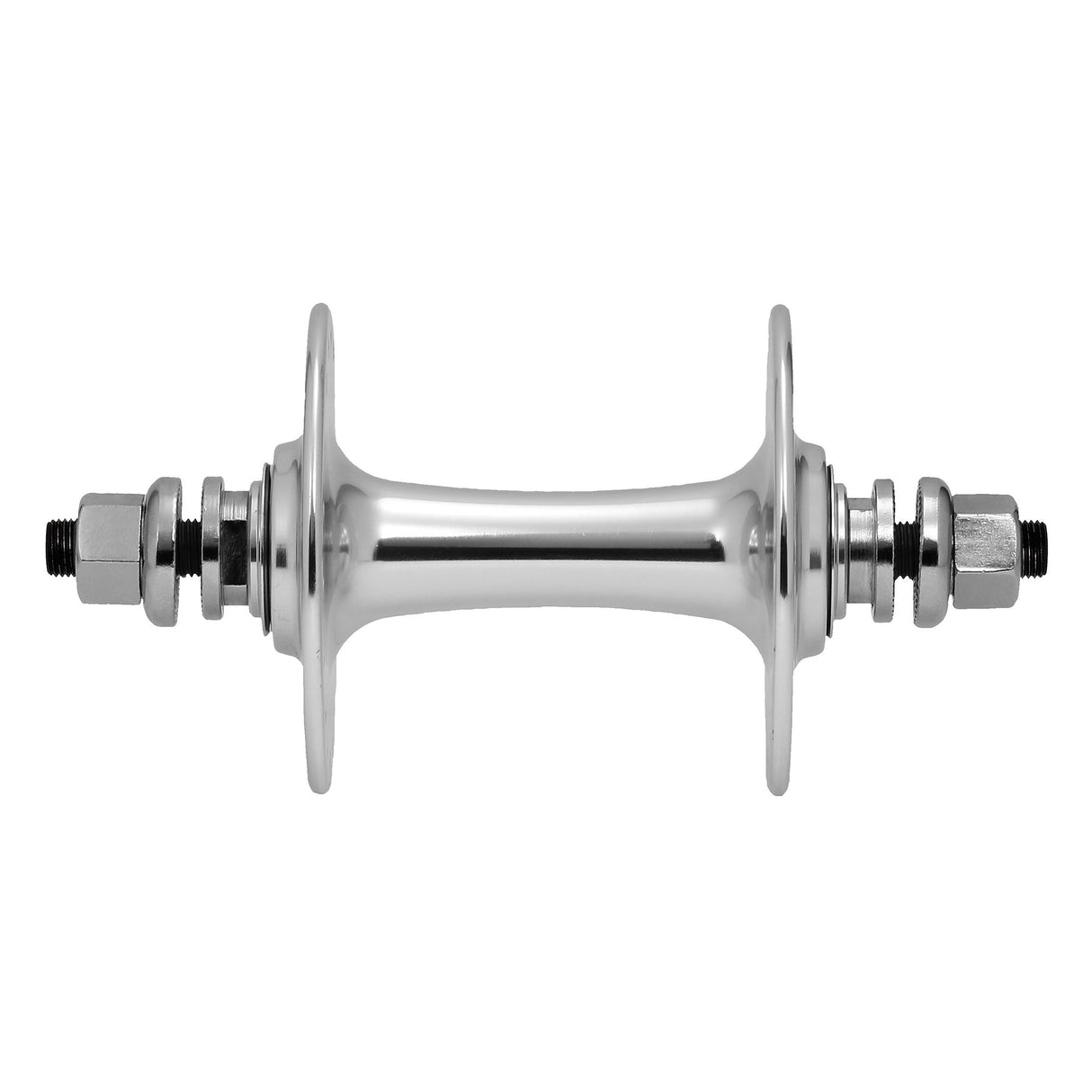 Sturmeyarcher Vorderradnabe 100 mm Vollachse 145 mm Felgenbremse 32 GTS Sturmey Archer HBT30 Silber (poliert) Fixy – Singlespeed