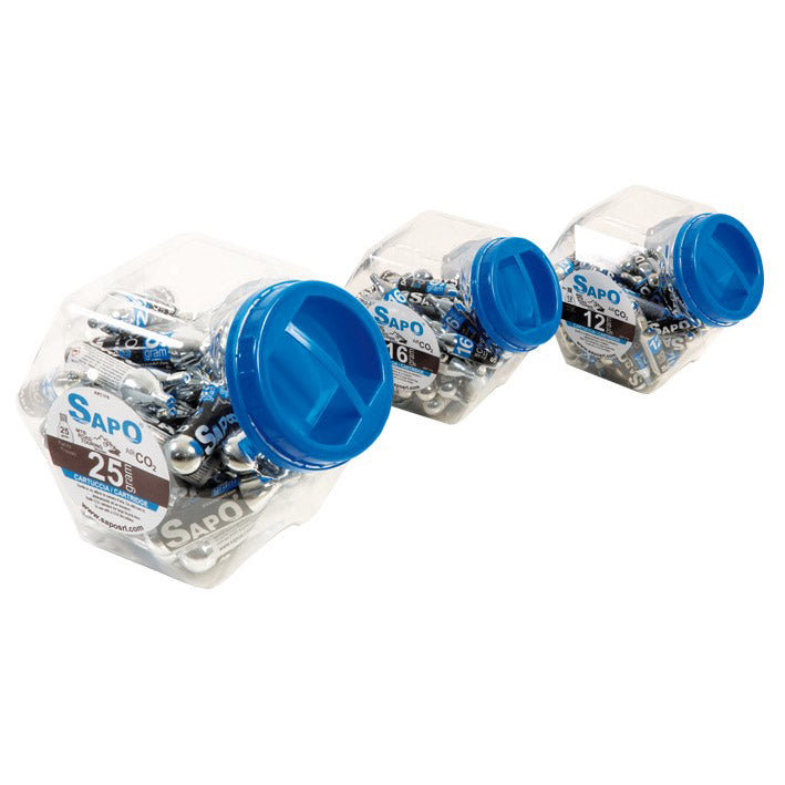 SAPO CO2 MUSTERS 16G. Container (50.)