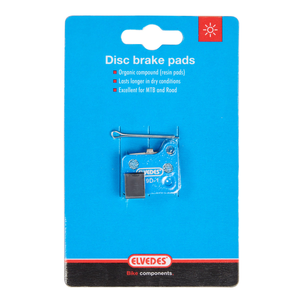 Scheibenbremsblock-Set Eledes Organic Shimano BR-M555, M556, C900, C901 (1 Paar)