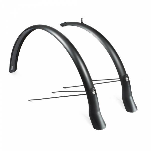Eurofender -Kotflügel Set Snello 46mm 28 matte schwarz
