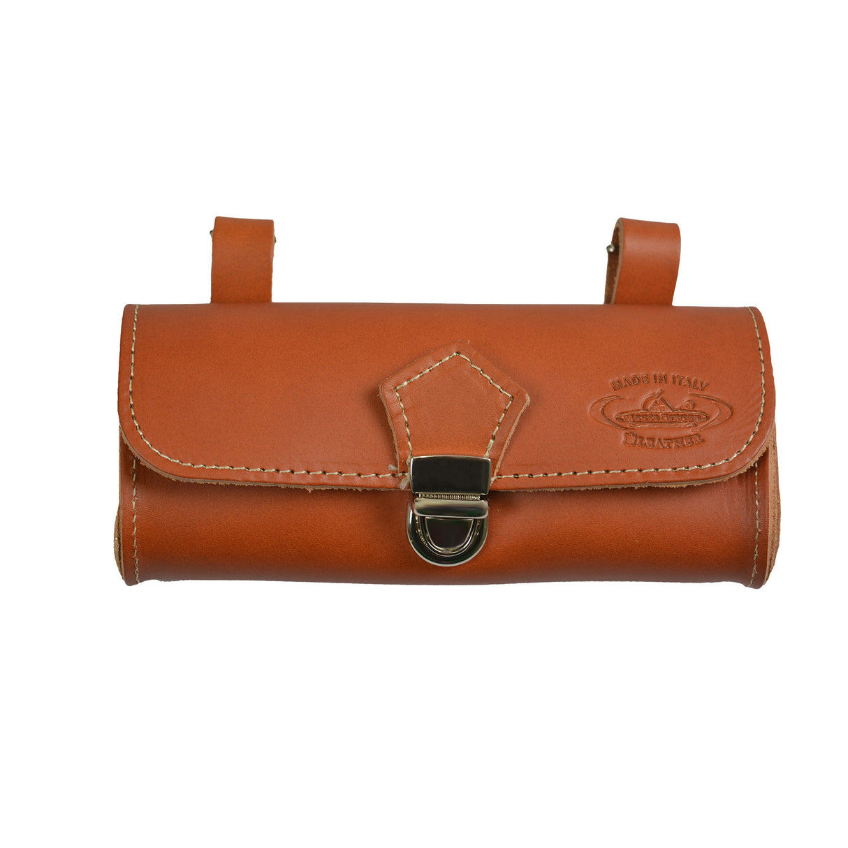 Selle Monte Grappa Monte Grappa Satteltasche Leder Cognac mit Logo