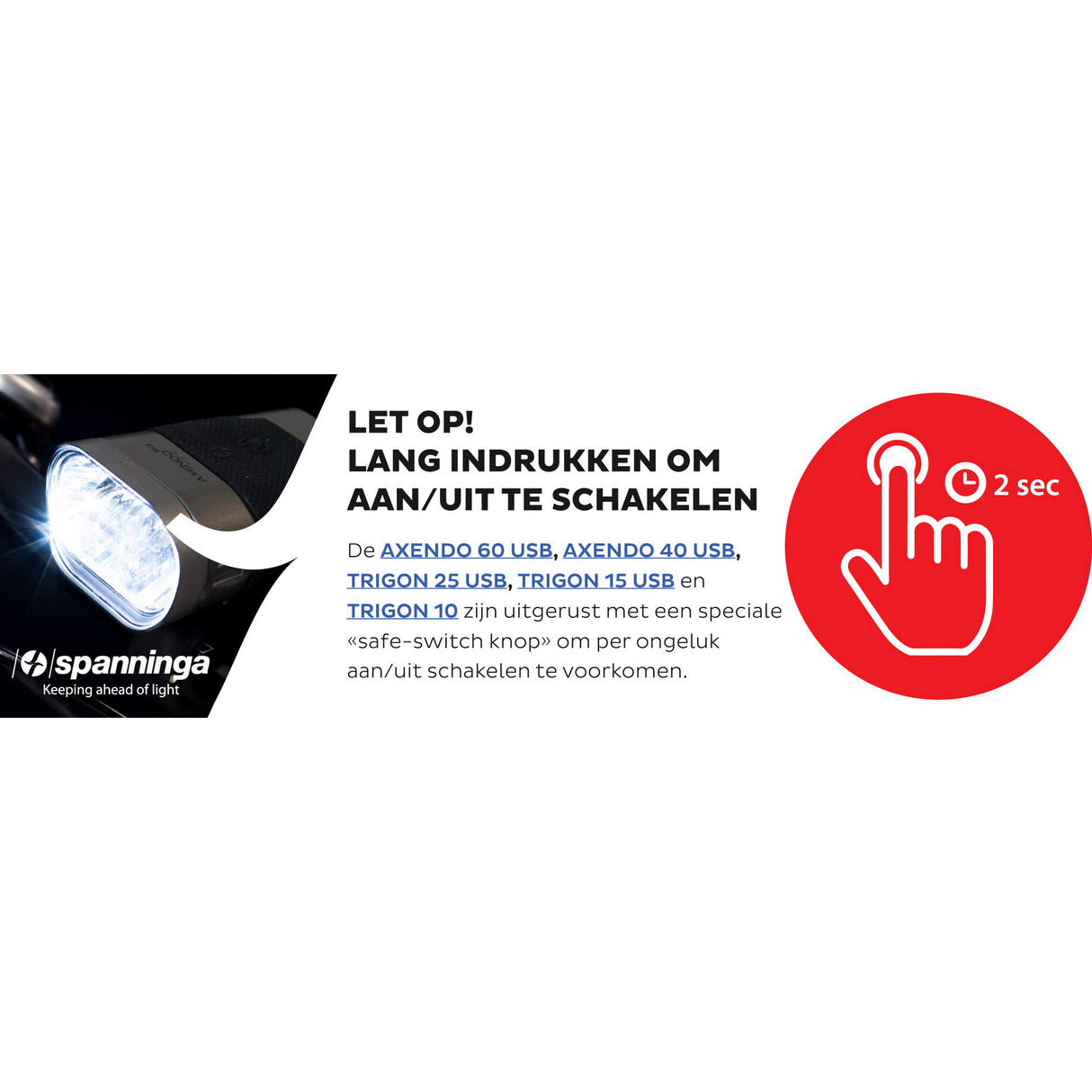 Spanninga Trigon 25 USB -LED -Kühler 25lux