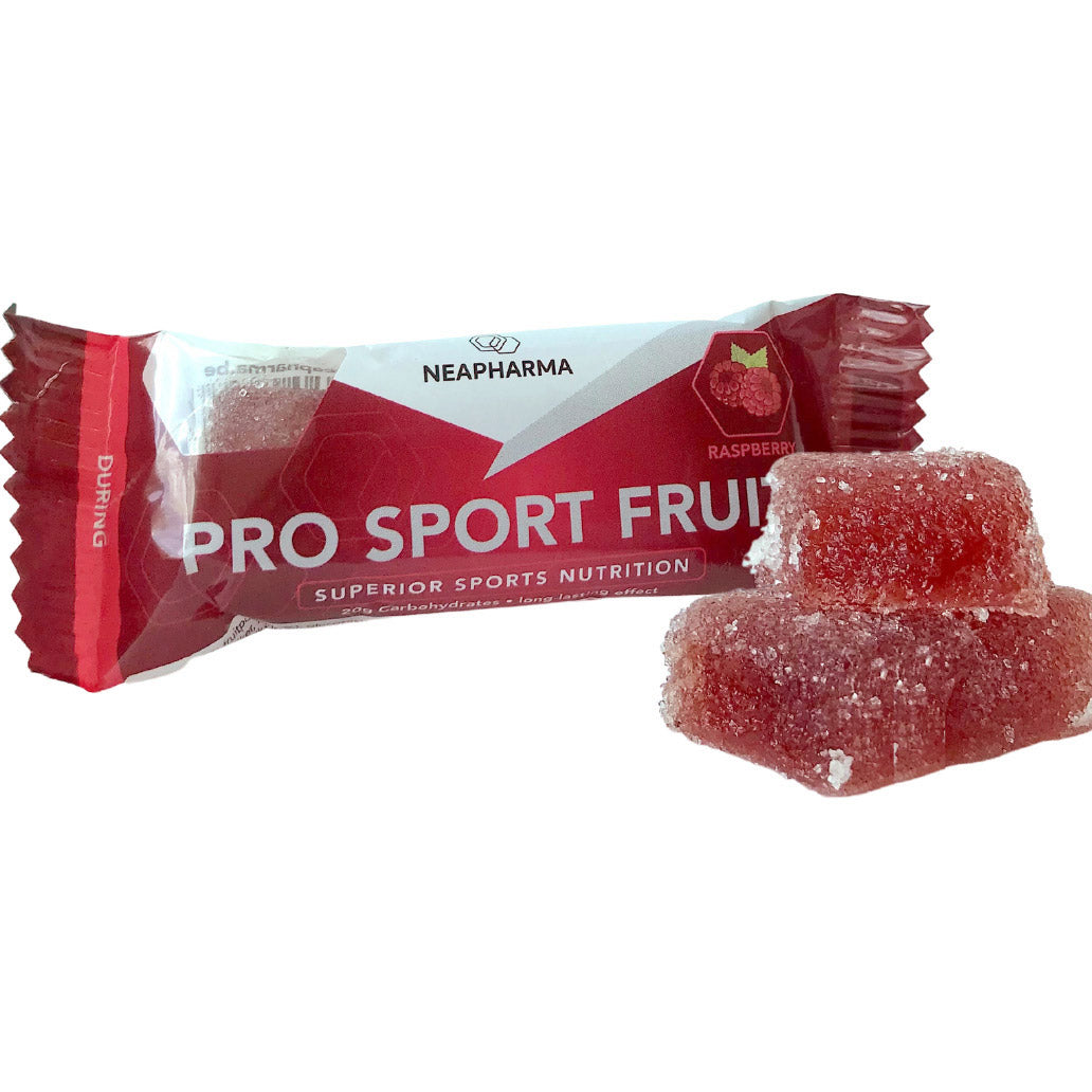 NeaPharma Neafarma Reep Sport Fruit Himbeer Box mit 15 Bars