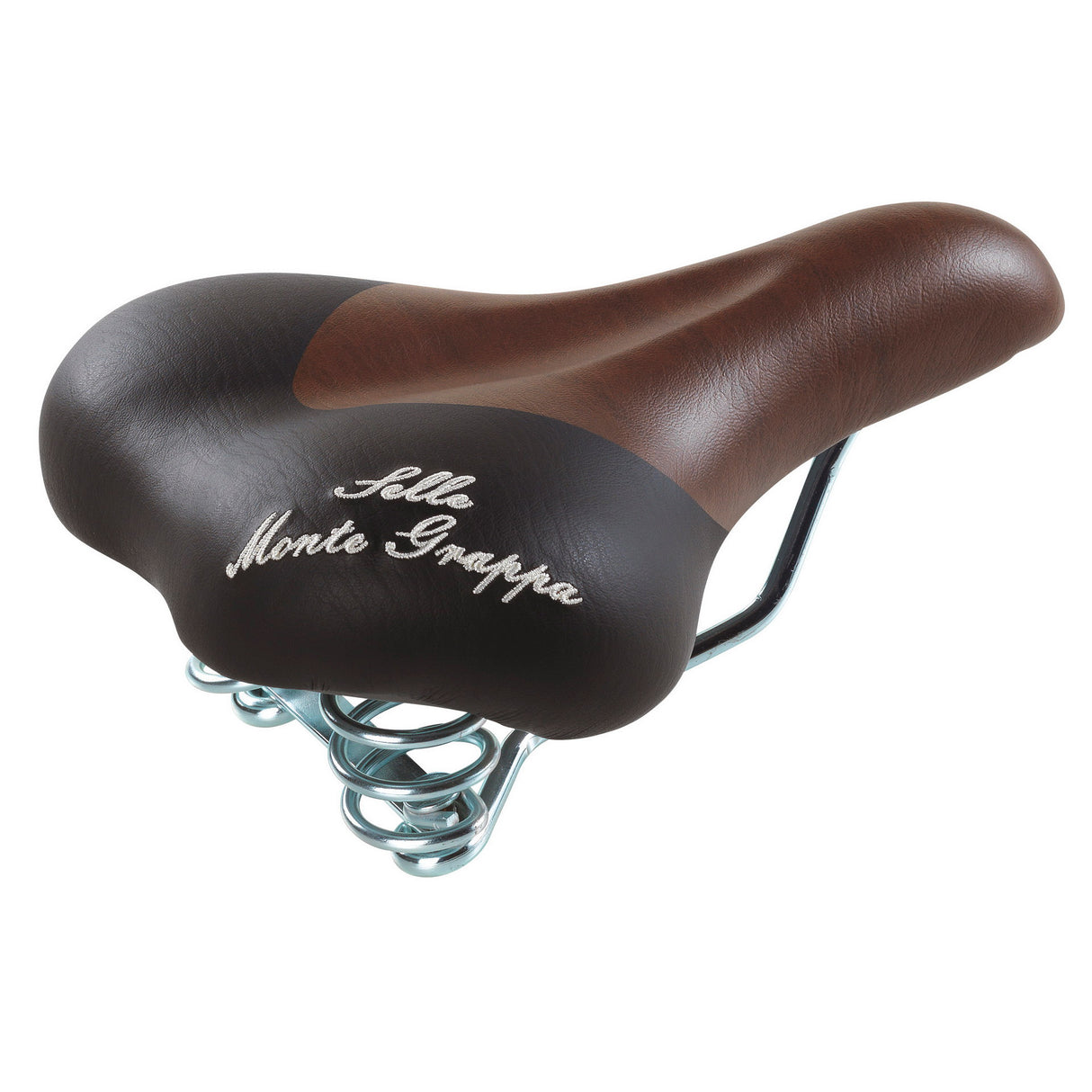 Selle Monte Grappa Monte Grappa Sattelmode mit Veer D-Bruin Schwarz