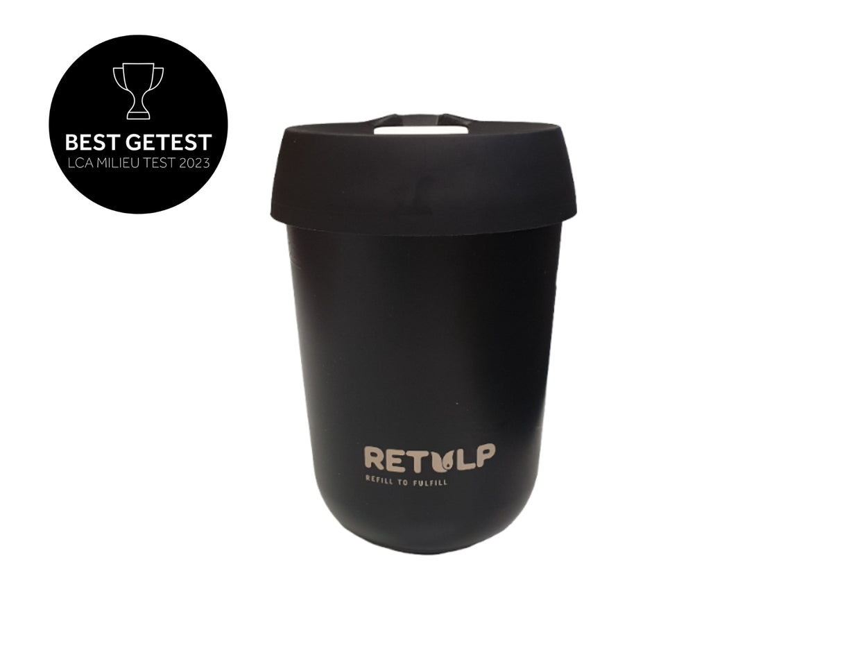 Retulp Coffee Tasse - Schwarz - Nacht Schwarz