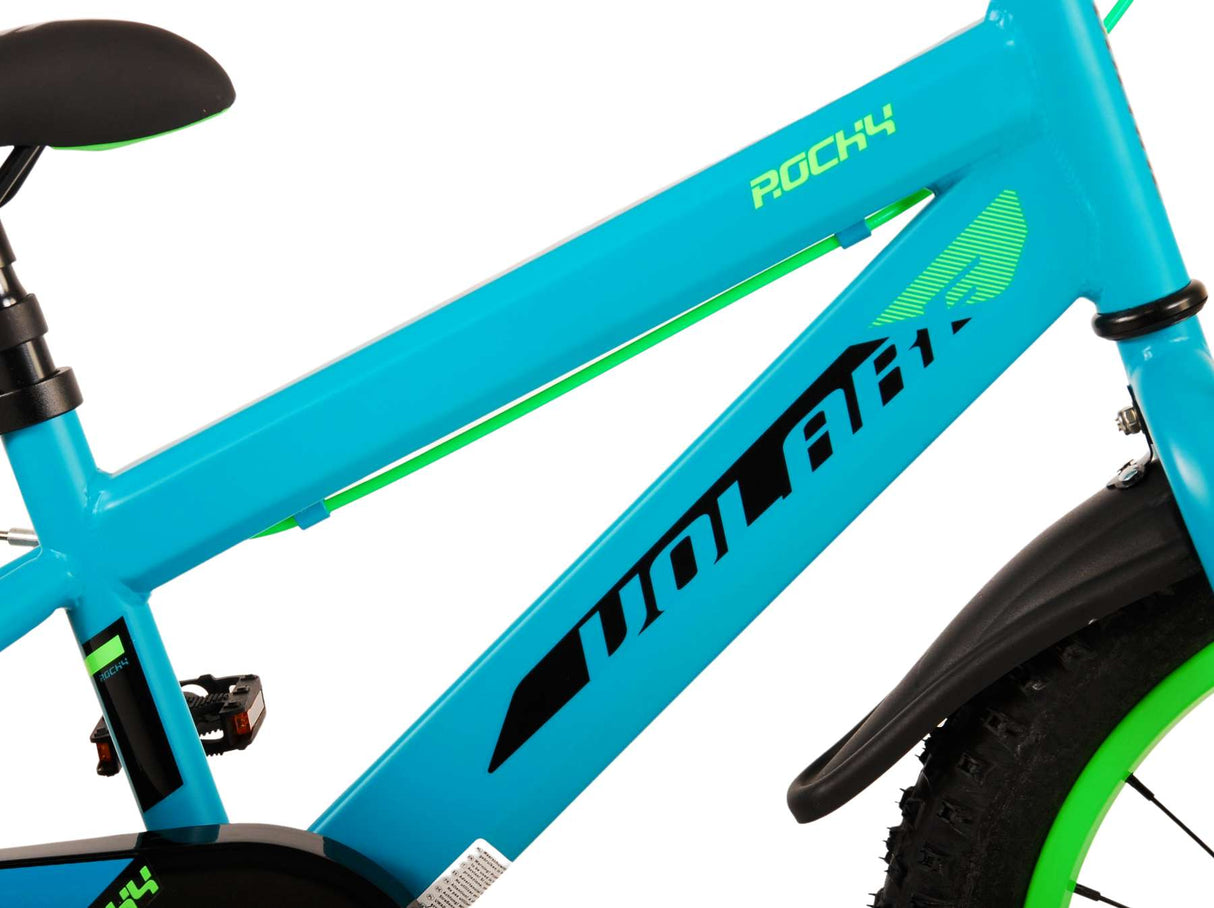 Volare Rocky Children's Bike Boys 16 Zoll grün zwei Handbremsen