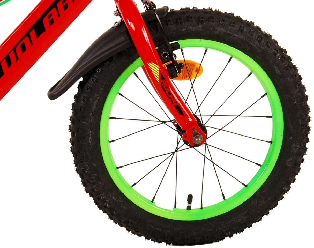 Volare Rocky Children's Bike Boys 16 Zoll rote zwei Handbremsen