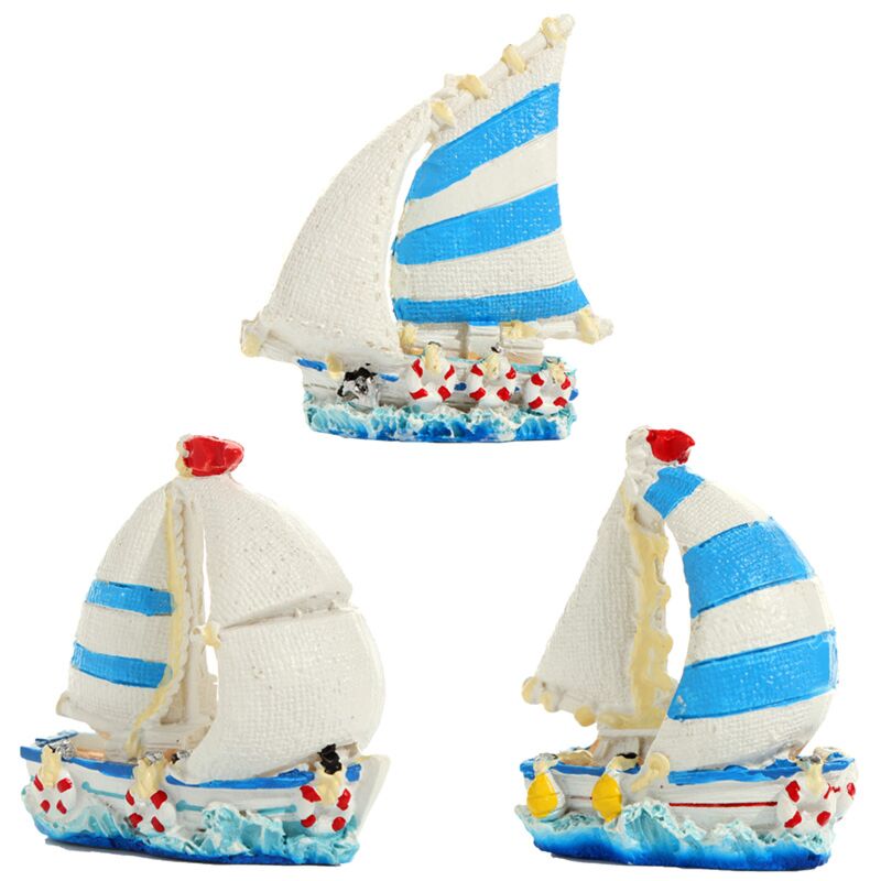 Segelboot - Strand-Souvenir, nautische Dekoration