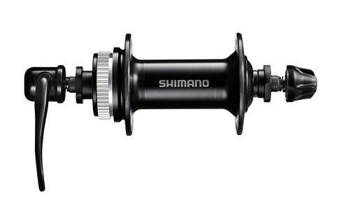 Shimano-Vorderradnabe mit 36 Löchern, schwarzer Zentralverriegelung