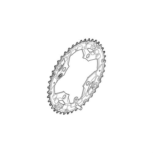Shimano Klinge 44t 9v Stahl 104 schwarz y1rv98040