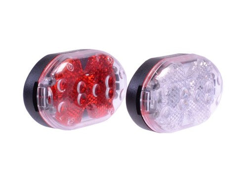 Beleuchtungsset Batterie LED schwarz rot