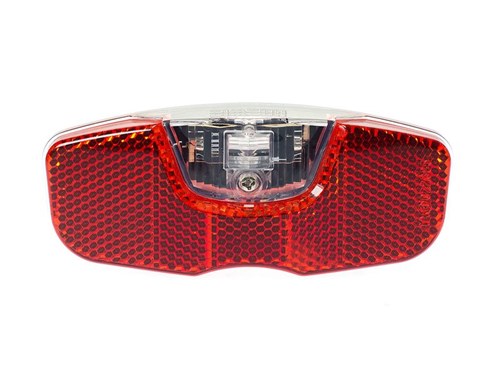 Simson -Batteriegepäck Rack Hecklichtküste 1 LED auf oder