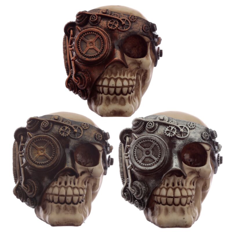 Steampunk-Totenkopf-Wohnaccessoire