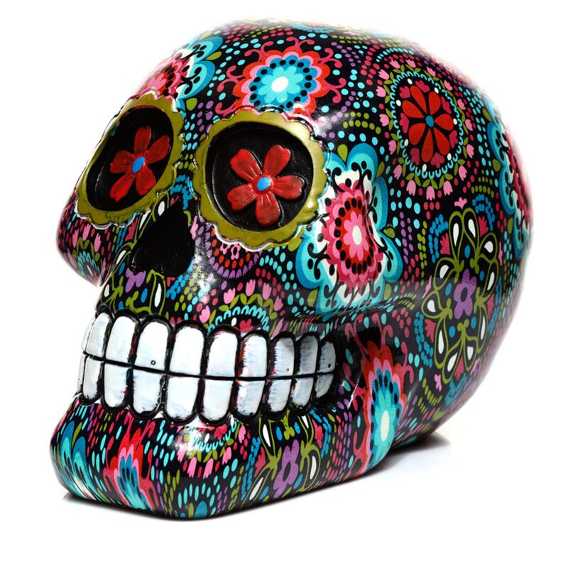 Dia de los muertos mexikanisches Totenkopf-Blumen-Wohnaccessoire