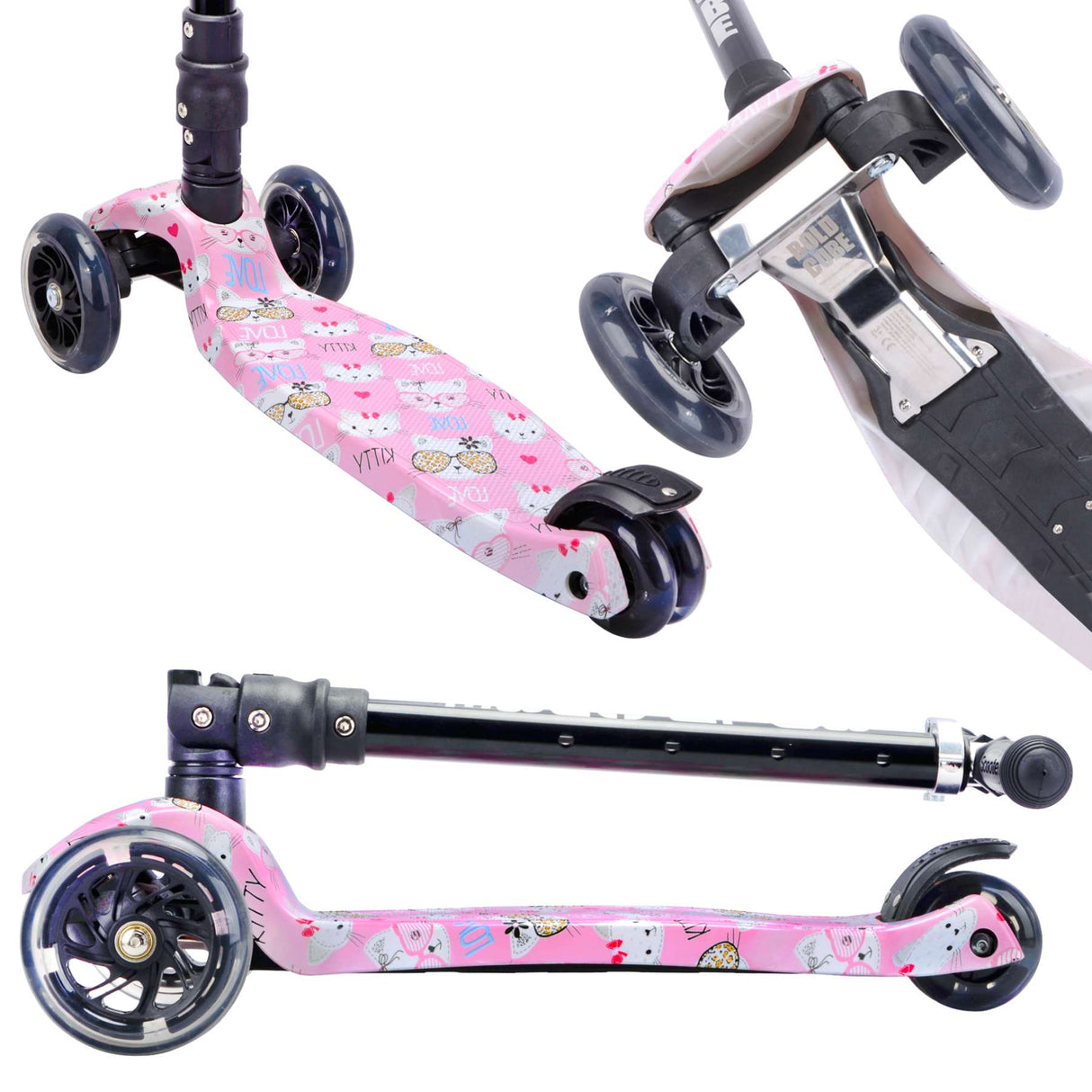 Boldcube großer dreirädriger Roller – Katzenliebe