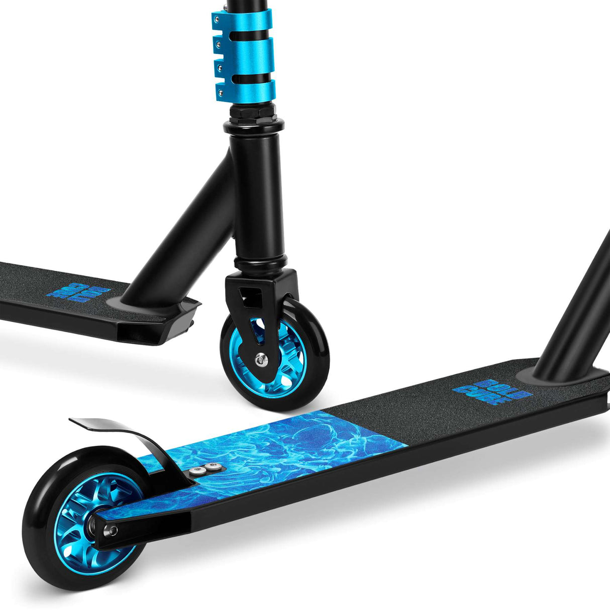 Boldcube Deluxe Stunt Scooter – Cyan