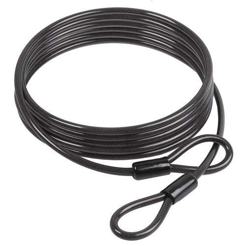 Blattkabel 5m x 10 mm mit doppelter Schleife schwarz