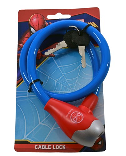 Spiderman-Fahrradschloss 12 mm – 65 cm lang