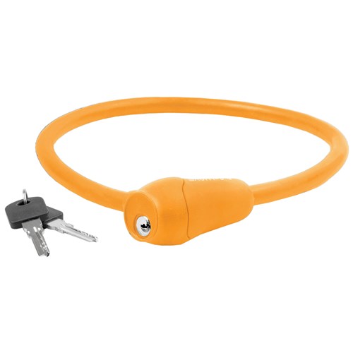 M-Wave-Kabelschloss Silikon Orange 60 cm12mm