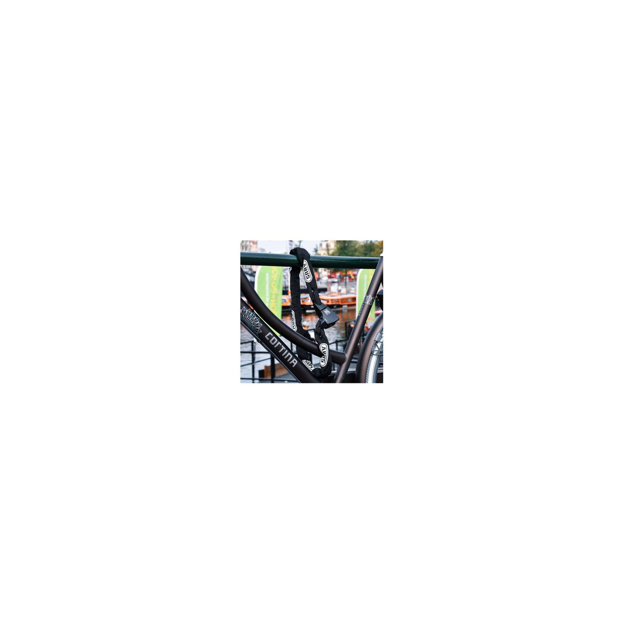 Abus Ionus 8900 110 Rote Kette Schloss (ART2, 110 cm)