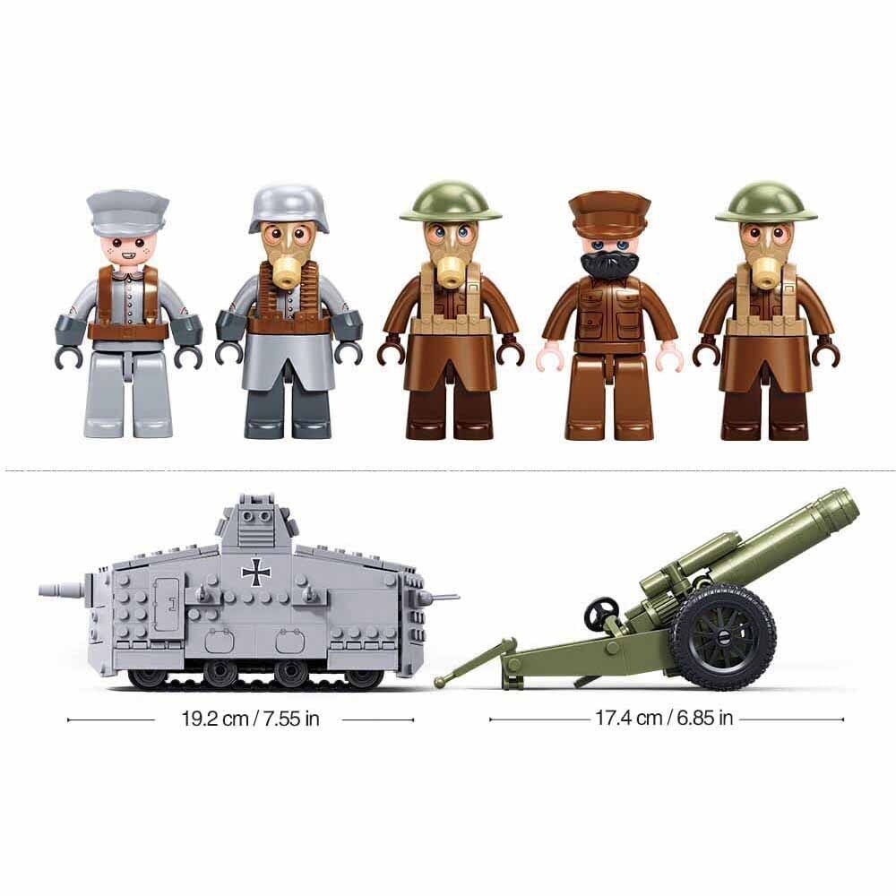 Sluban-Armee greift Panzer 1. Weltkrieg an – 47vs (m38-b1295)