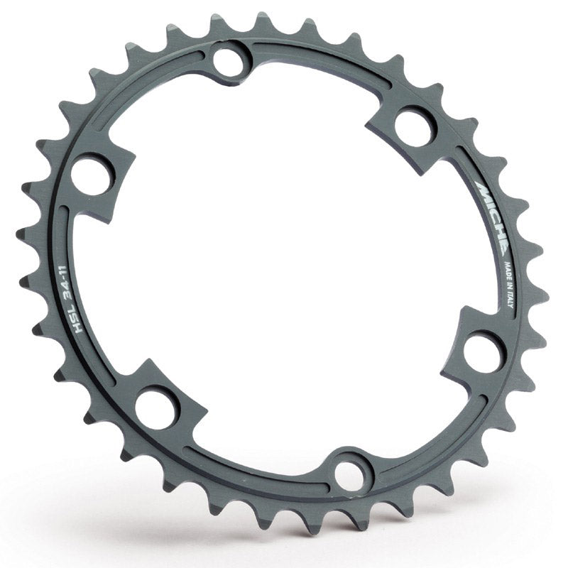 Miche Kettenblatt Shimano 11v 39t 3 32 Supertype HSL schwarz