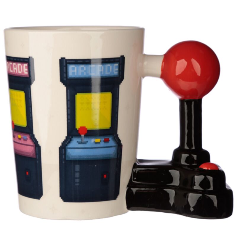 Game over Joystick – Keramikbecher mit geformtem Griff