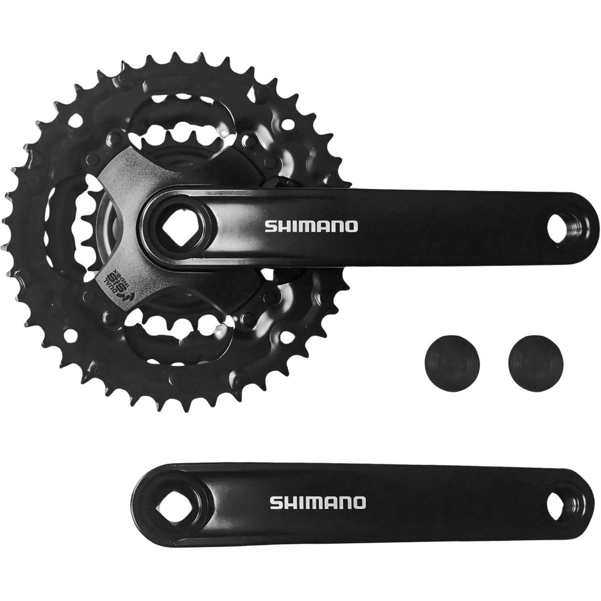 Shimano crankset tourney fc-ty301 6 7 8v 175mm oem