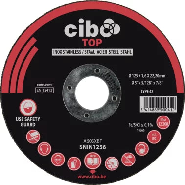 Cibo dss 125x1,0x22,2 Oberkante | 25 Stück