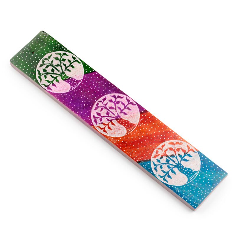 Räucherstäbchenhalter „Baum des Lebens“ aus Speckstein