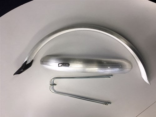 Eurofender Kotflügelsatz 24 Zoll 58 PVC Silber