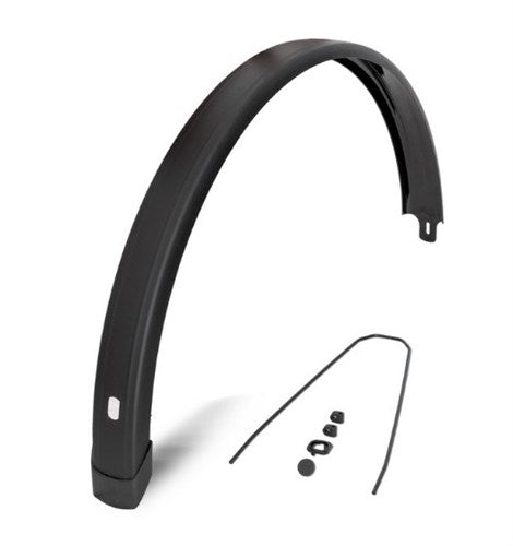 Eurofender Kotflügel hinten Tempo quadratisch 28 Zoll 58 mm – schwarz