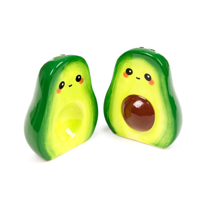 Pedro, der Avocado-Salz- und Pfefferstreuer von Foodiemals