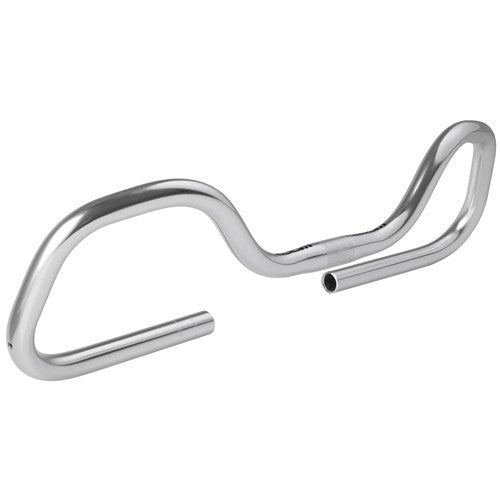 Butterfly -Lenker Kalloy City Trekking Aluminium Ø25.4 x 595 mm - Silber