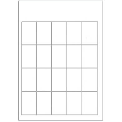 Preiskartenblatt – A4 – 20 Karten pro Blatt
